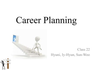 Career Planning
Class 22
Hyuni, Iy-Hyun, Sun-Woo
 