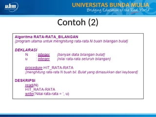 Contoh (2)
 