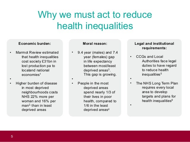 Place-based approaches for reducing health inequalities