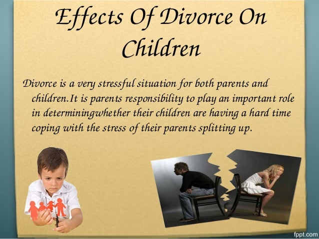 Divorce children effects essay