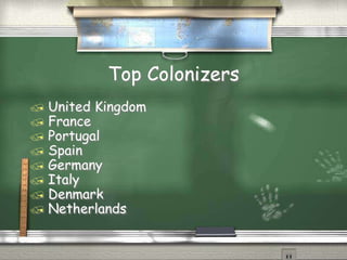 Top Colonizers PB Legacy of Colonialism Notes | PPTX