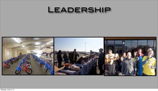 Leadership
Monday, June 2, 14
 