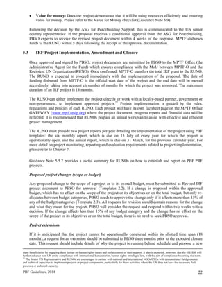 United Nations Peacebuilding Fund (PBF) Guidelines on application and ...