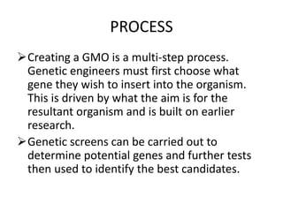 gene manipulation | PPTX
