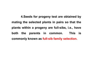 Progeny Test Example PBG 301 Lec 21 CP breeding methods (24.8.13).ppt