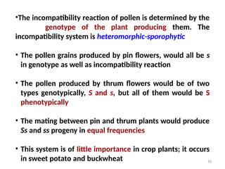 Plant Incompatibility Table PBG 301 Lec 6 Self Incompatibility.pptx praveen | PPT