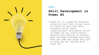 Power bi skill development plan for beginners.pptx