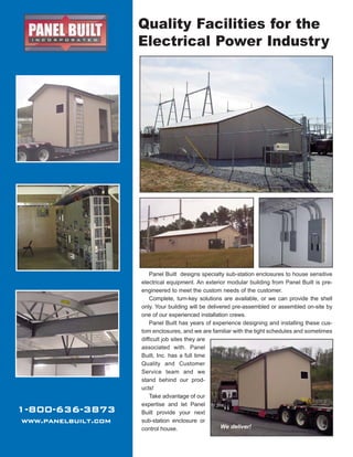 Panel Built Information Packet | PDF
