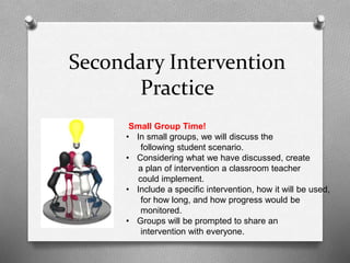 Is there a difference between typical students
displaying problem behavior and students with
chronic behavioral difficulties or those
identified with a social or behavioral disability?
Is the skill set the same?
Same behavior expectations; Coaching style may be different;
Defense tacit may look different; Attempt to level the playing field
 