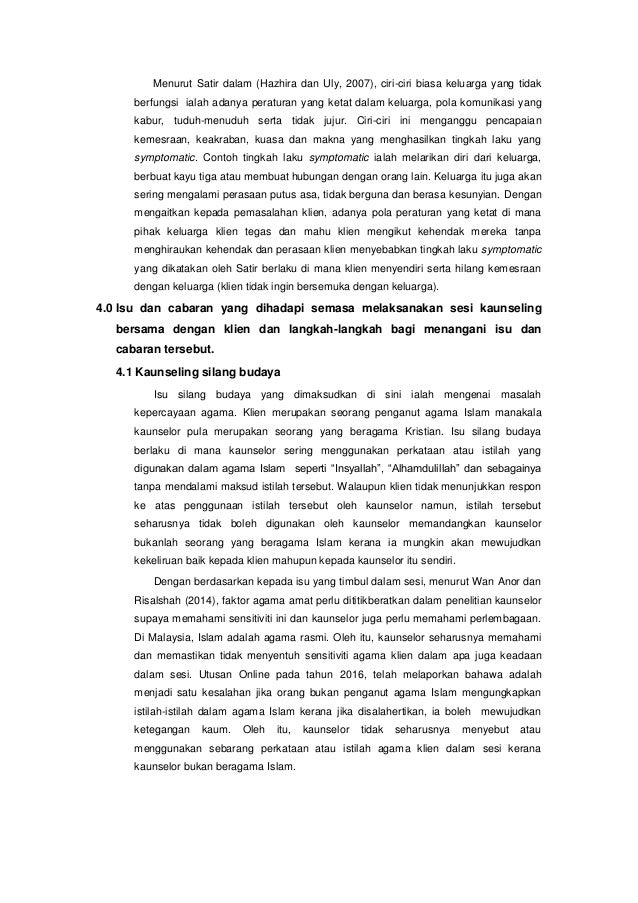 Pbkk3163 laporan pelaksanaan sesi kaunseling keluarga (individu)