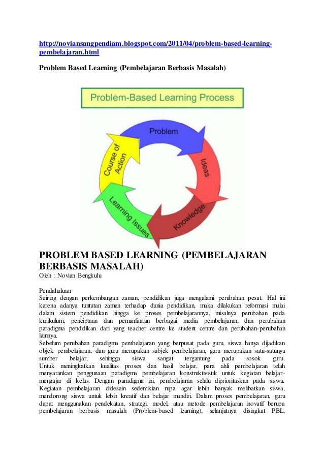 model pembelajaran problem solving pdf