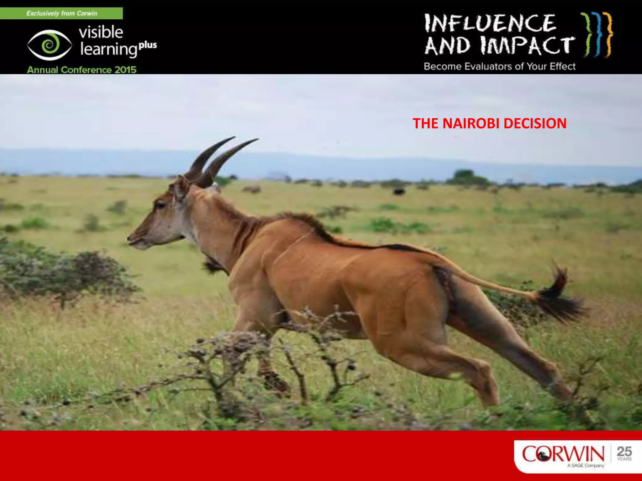 THE NAIROBI DECISION
 