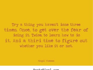 Project Based Learning Inspiration