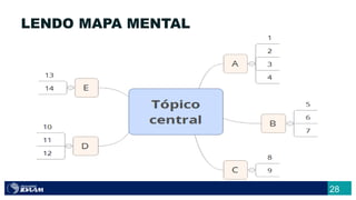 28
LENDO MAPA MENTAL
 