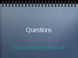 Questions http://shsinstructionaltools.stsd.wikispaces.net / 