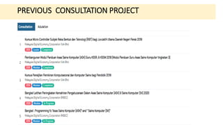 PREVIOUS CONSULTATION PROJECT
 