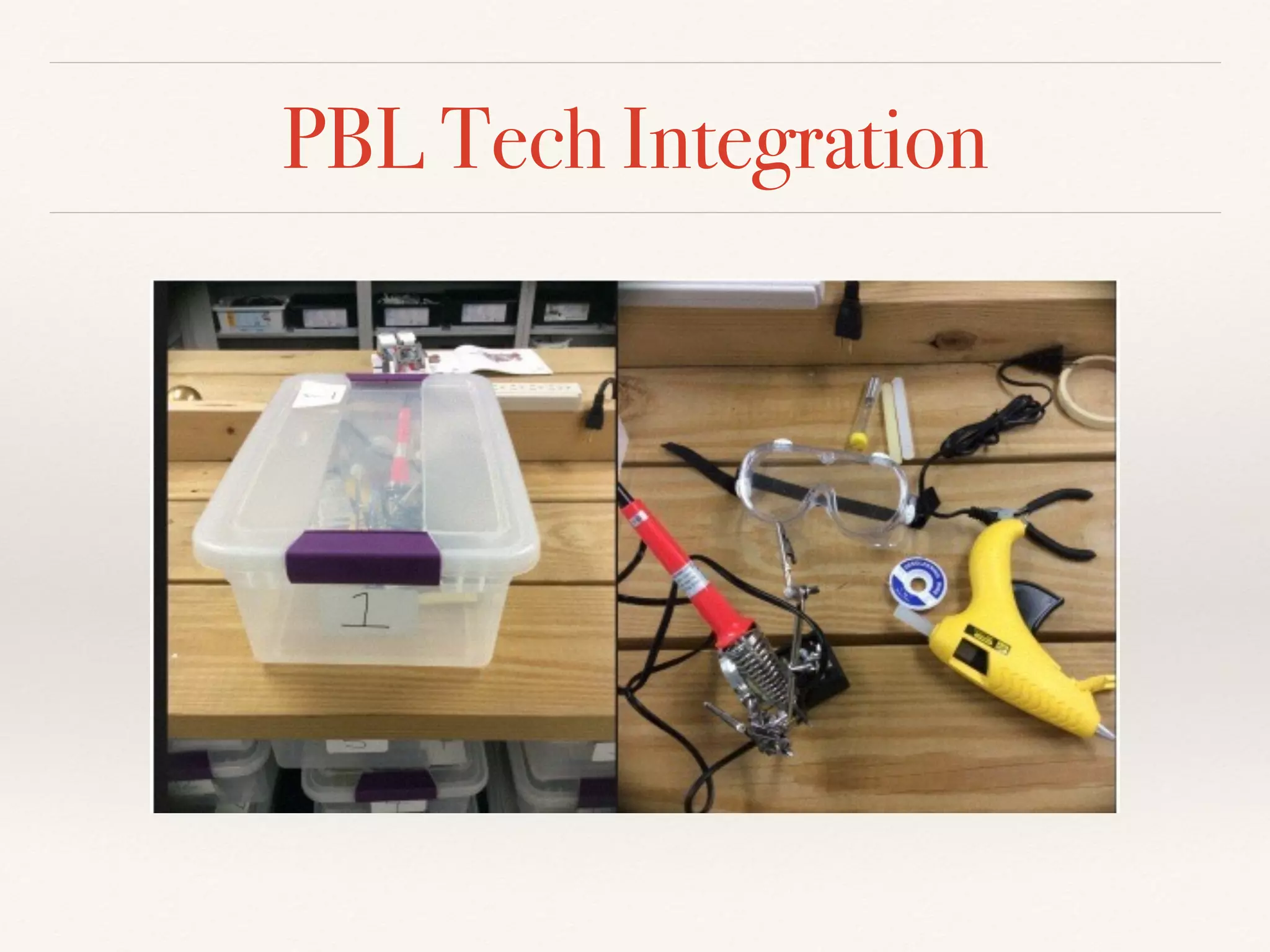 PBL Tech Integration
 