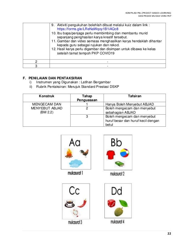 Pbl Project Based Learning Pkp Ppd Tawau