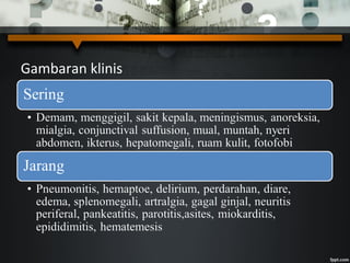 Gambaran klinis
 