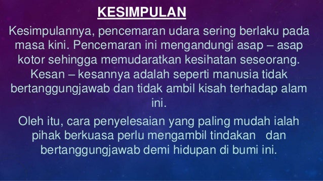 Untuk Kita Kita Index Pencemaran Udara Ipu