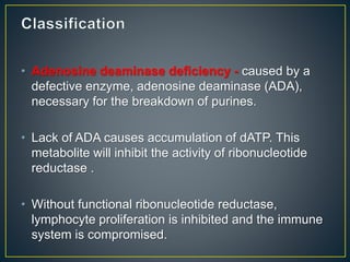Severe combined immunodeficiency - SCID | PPTX