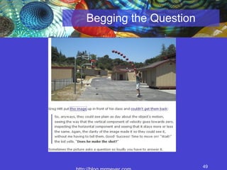 Begging the Question http://blog.mrmeyer.com   