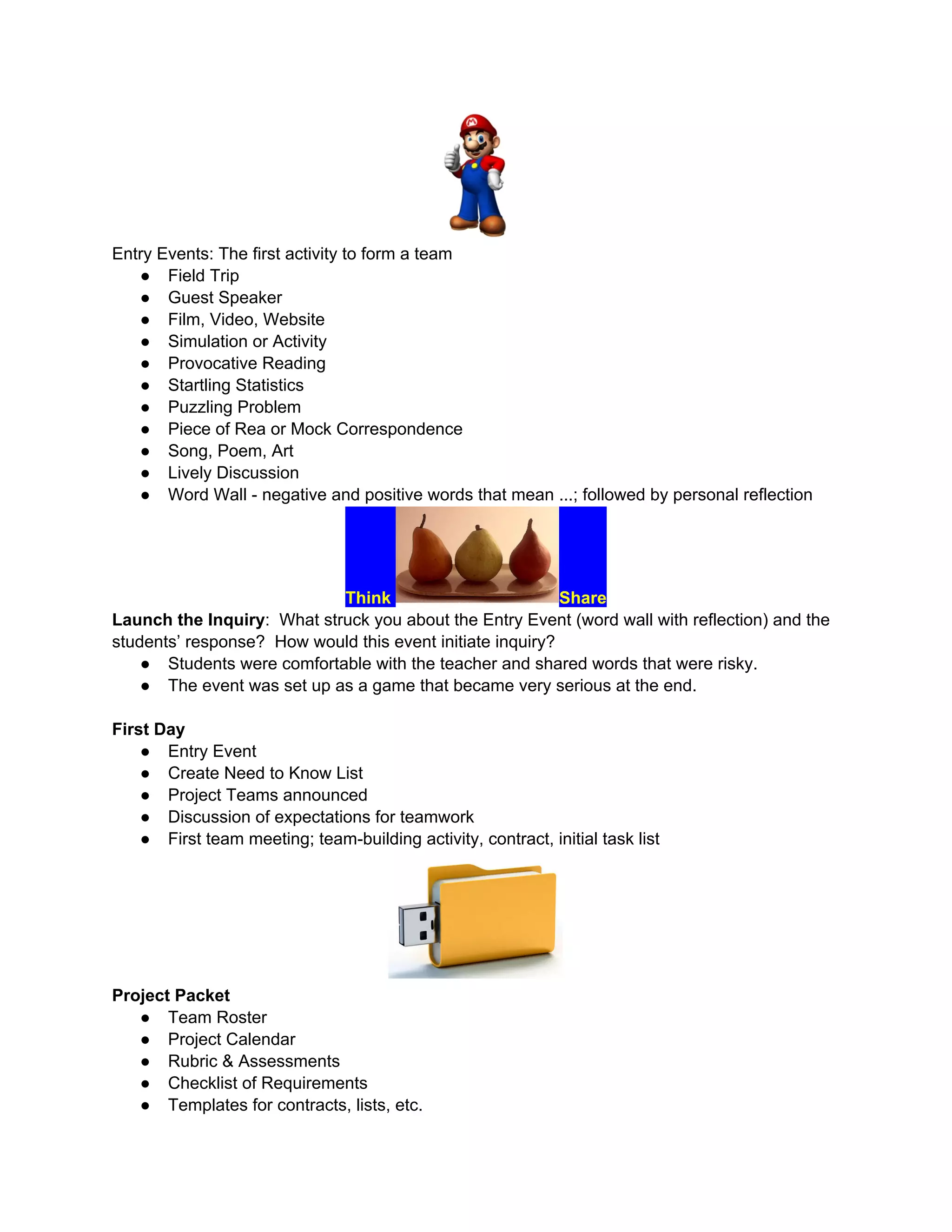 Project Based Learning/Buck Institute | PDF