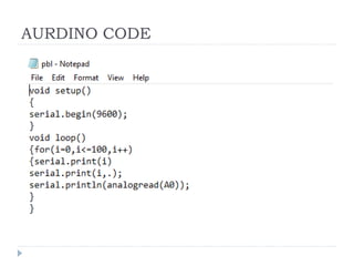 AURDINO CODE
 