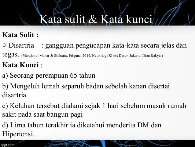 Persentasion PBL 1 Modul Hemiparesis Persentasion PBL 1 Modul Hemiparesis