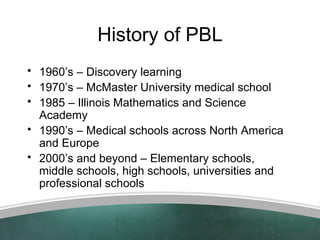 Problem Based Learning | PPT