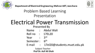 Types of Electrical Power Transmission System | PPT