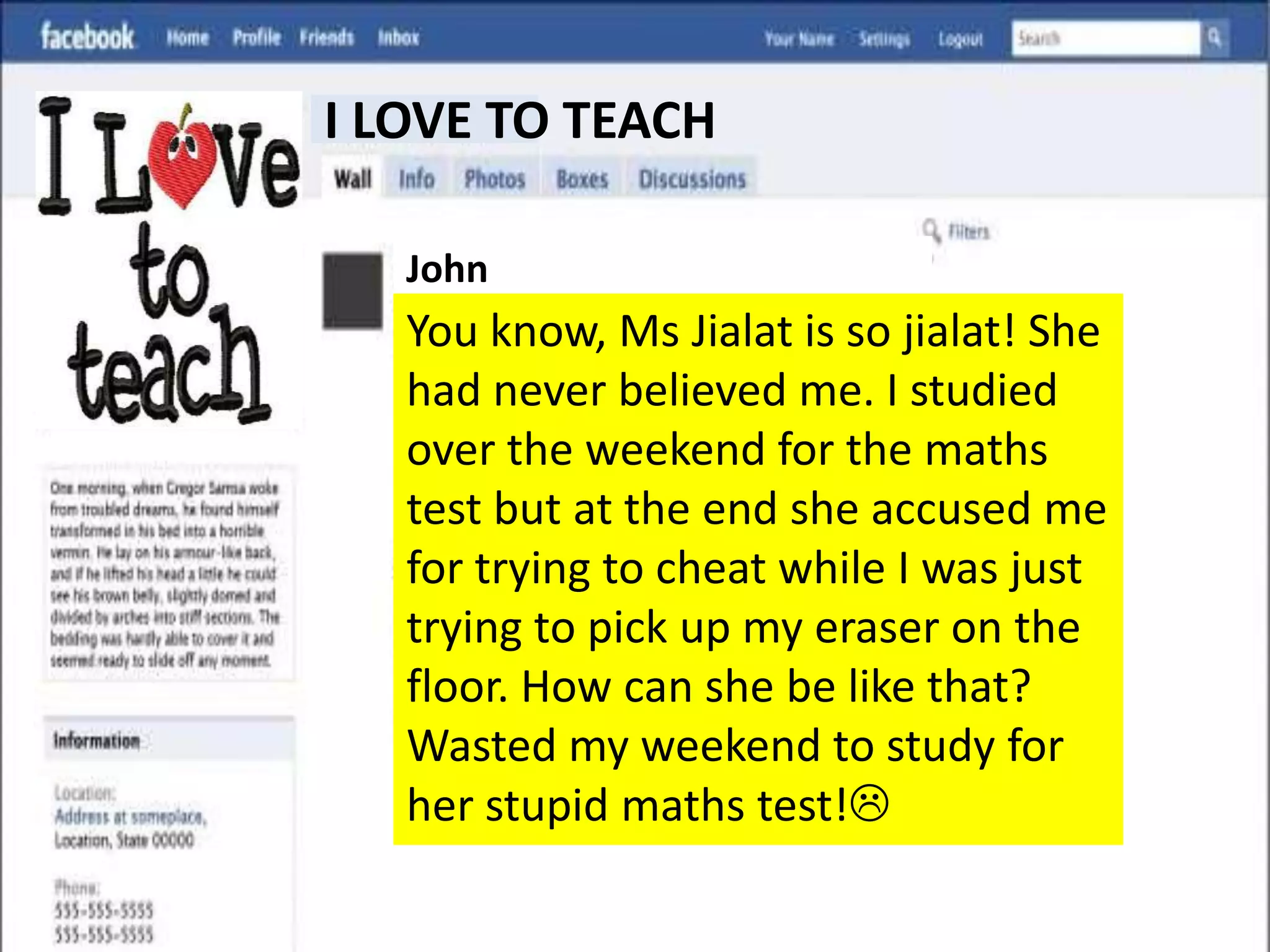 Minimize distractionMovementVisiting the bathroomBehaviourial ConditioningMonitoring of the Rules