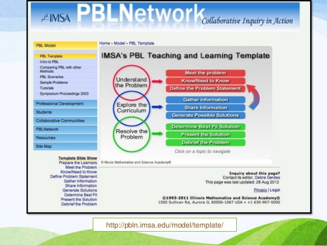project based and problem based learning