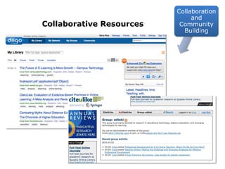 Collaboration and Community BuildingCollaborative Resources