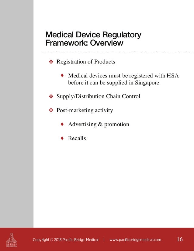 Regulatory Strategies For Medical Device Companies To Succeed In Asia Device Regulatory Strategy Template