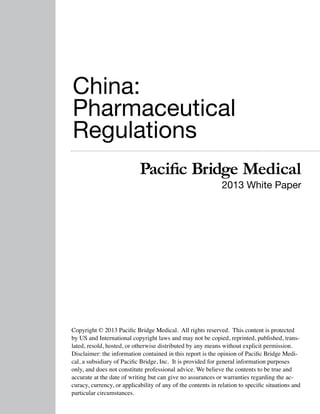China: Pharmaceutical Market Access | PDF