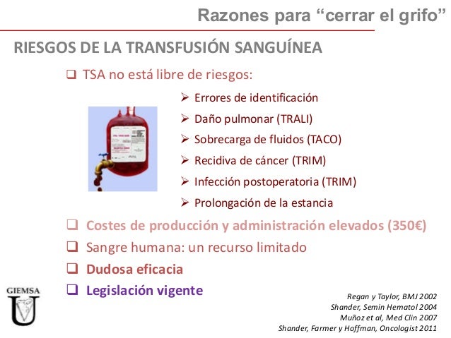PATIENT BLOOD MANAGEMENT: Anemia en Urgencias. Murcia ...