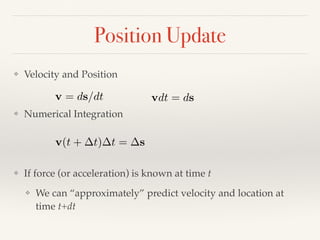 Physics for Game: Part1 - Basics | PDF
