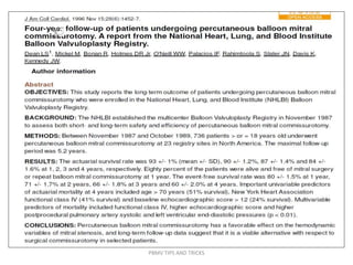 PBMV TIPS AND TRICKS
 
