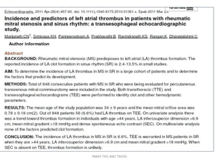 PBMV TIPS AND TRICKS
 