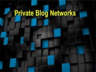 PBN BARON - Effective Ways to Build Private Blog Networks