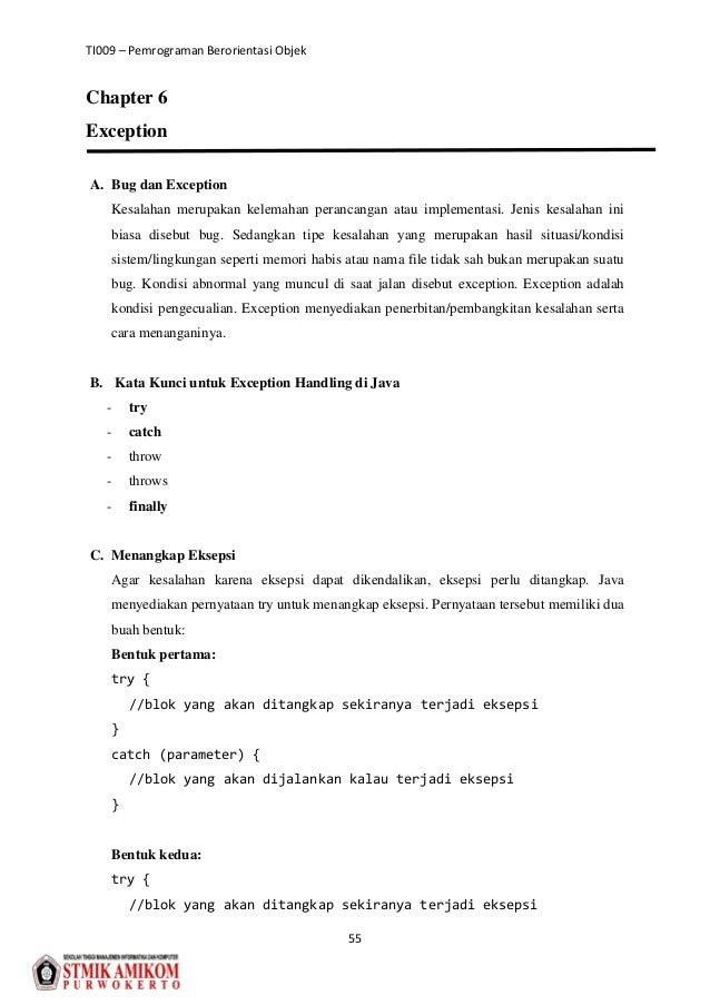 Modul Praktikum Pemrograman Berorientasi Objek Chap 1 6