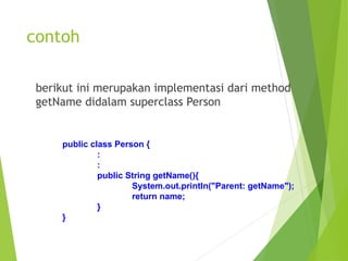 Pbo inheritance, polymorphism, dan inte | PPT