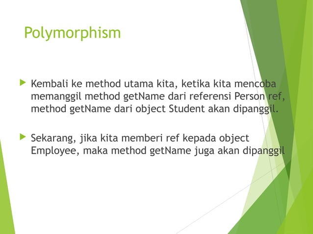 Pbo inheritance, polymorphism, dan inte | PPT