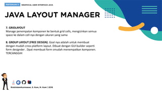 [PBO] Pertemuan 11 - GUI Java Desktop | PDF