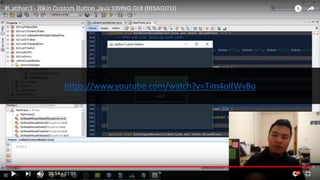 [PBO] Pertemuan 11 - GUI Java Desktop | PDF