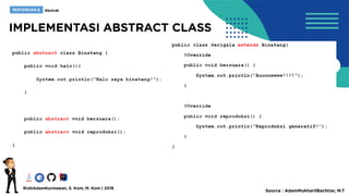 [PBO] Pertemuan 6 - Abstrak