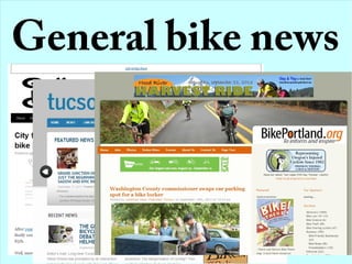 General bike news
 