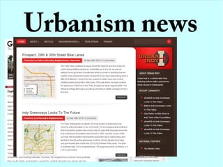 Urbanism news
 