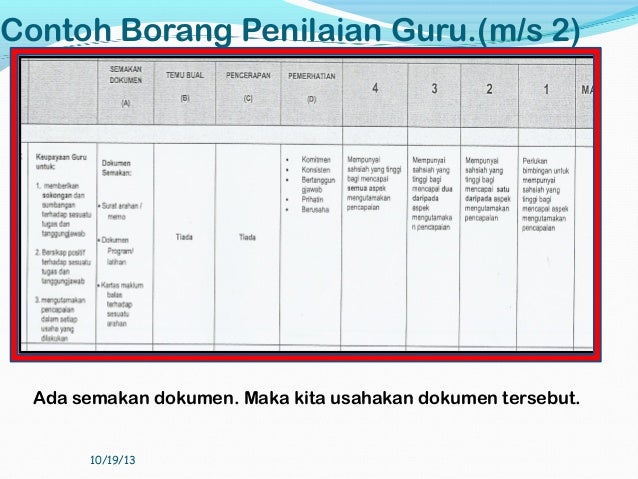 Taklimat Penilaian Bersepadu Prestasi Pegawai Perkhidmatan 